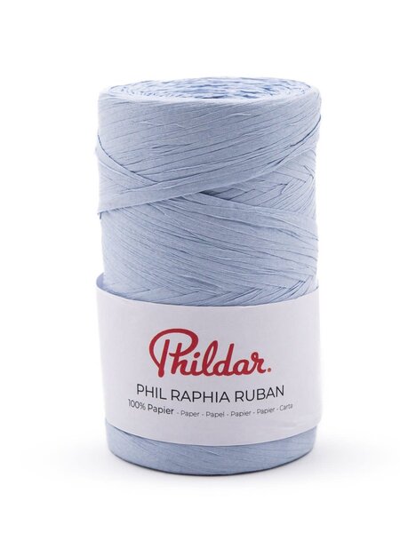 Phildar Phil Raphia Ruban -baby blue