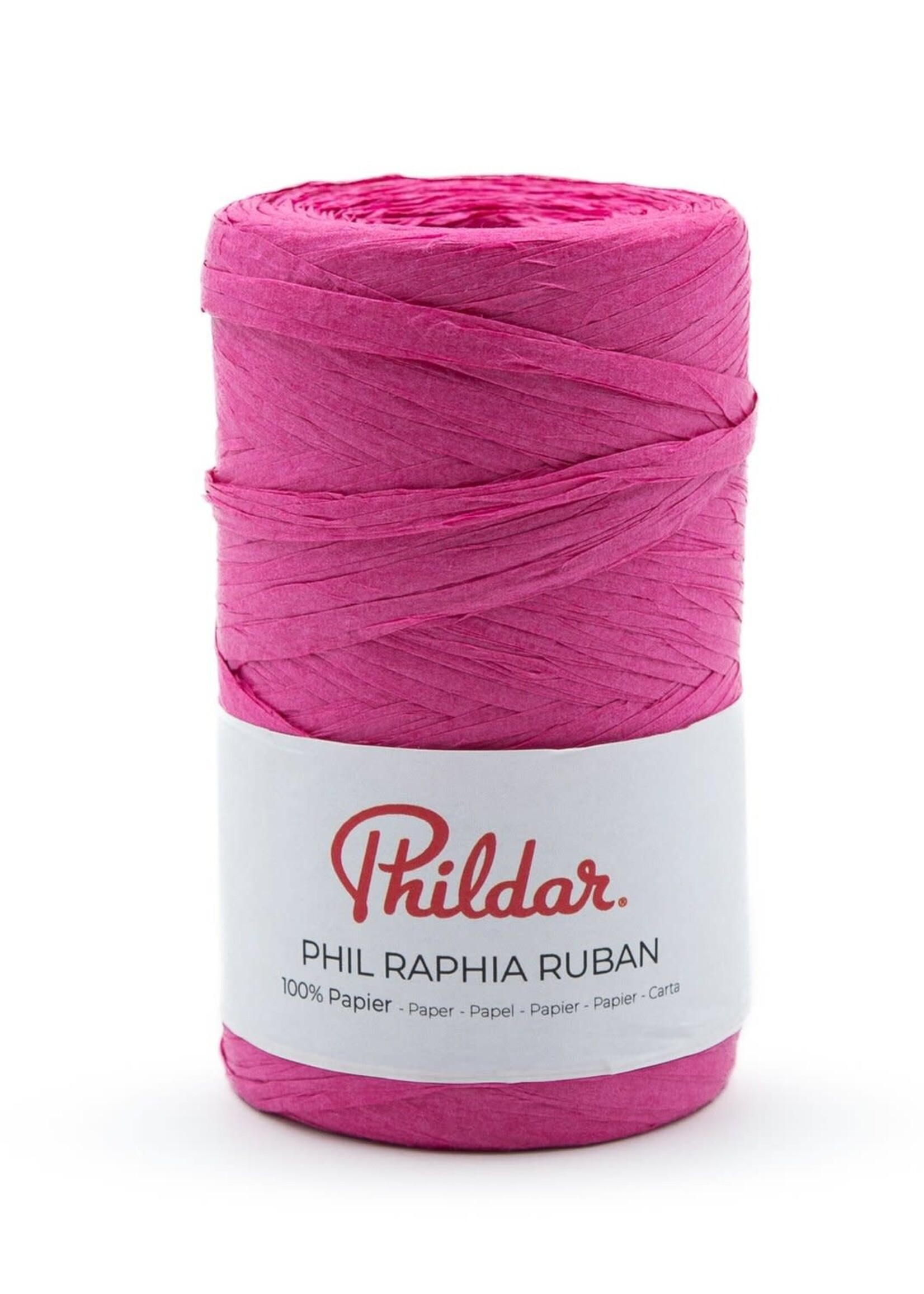 Phildar Phil Raphia Ruban -fuschia