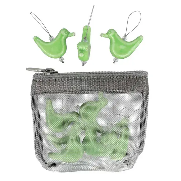 KnitPro Zooni Stekenmarkeerders in mesh pouch Duck - 1x10st