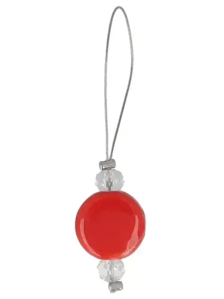 KnitPro Zooni Stekenmarkeerders in mesh pouch Rood - 1x10st
