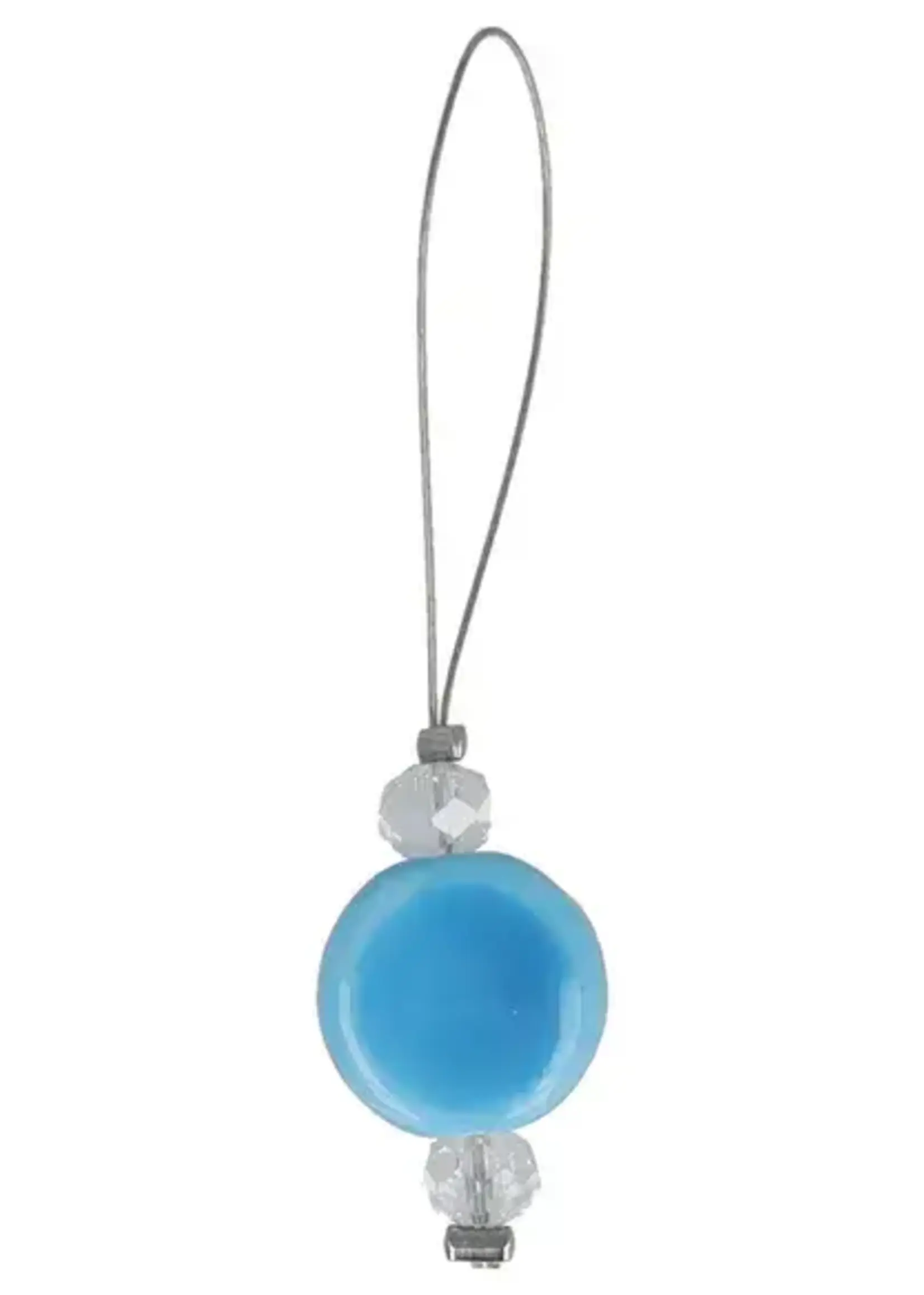 KnitPro Zooni Stekenmarkeerders in mesh pouch Blauw - 1x10st