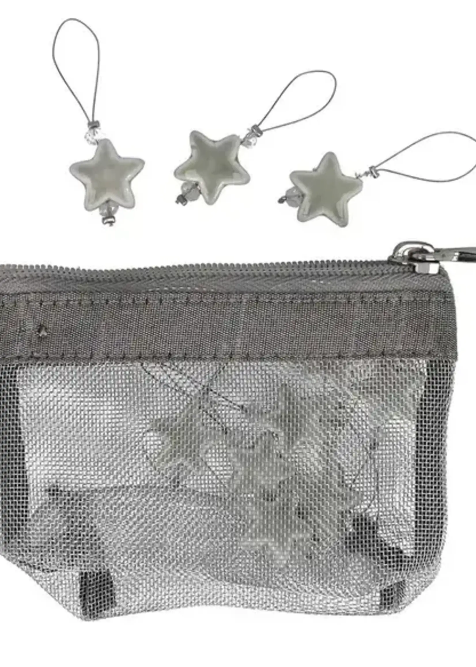 KnitPro Zooni Stekenmark. in mesh pouch Grijze Ster - 1x10st