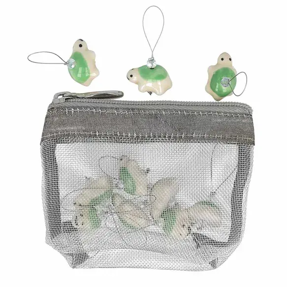 KnitPro Zooni Stekenmark. in mesh pouch Schildpad - 1x10st