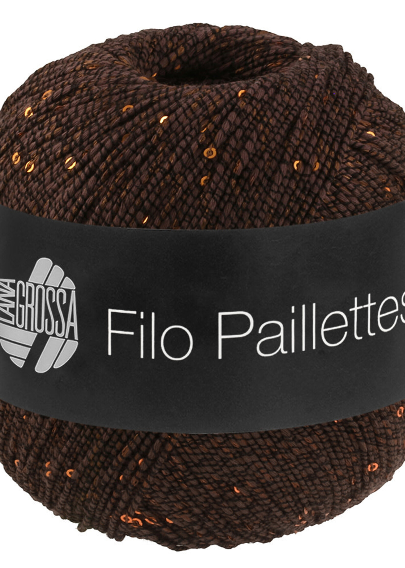 Lana Grossa Filo paillettes -Lana Grossa -16 mokka