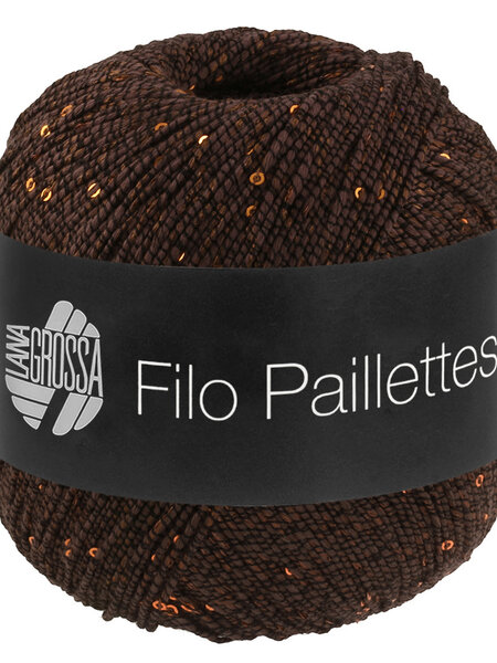 Lana Grossa Filo paillettes -16 mokka