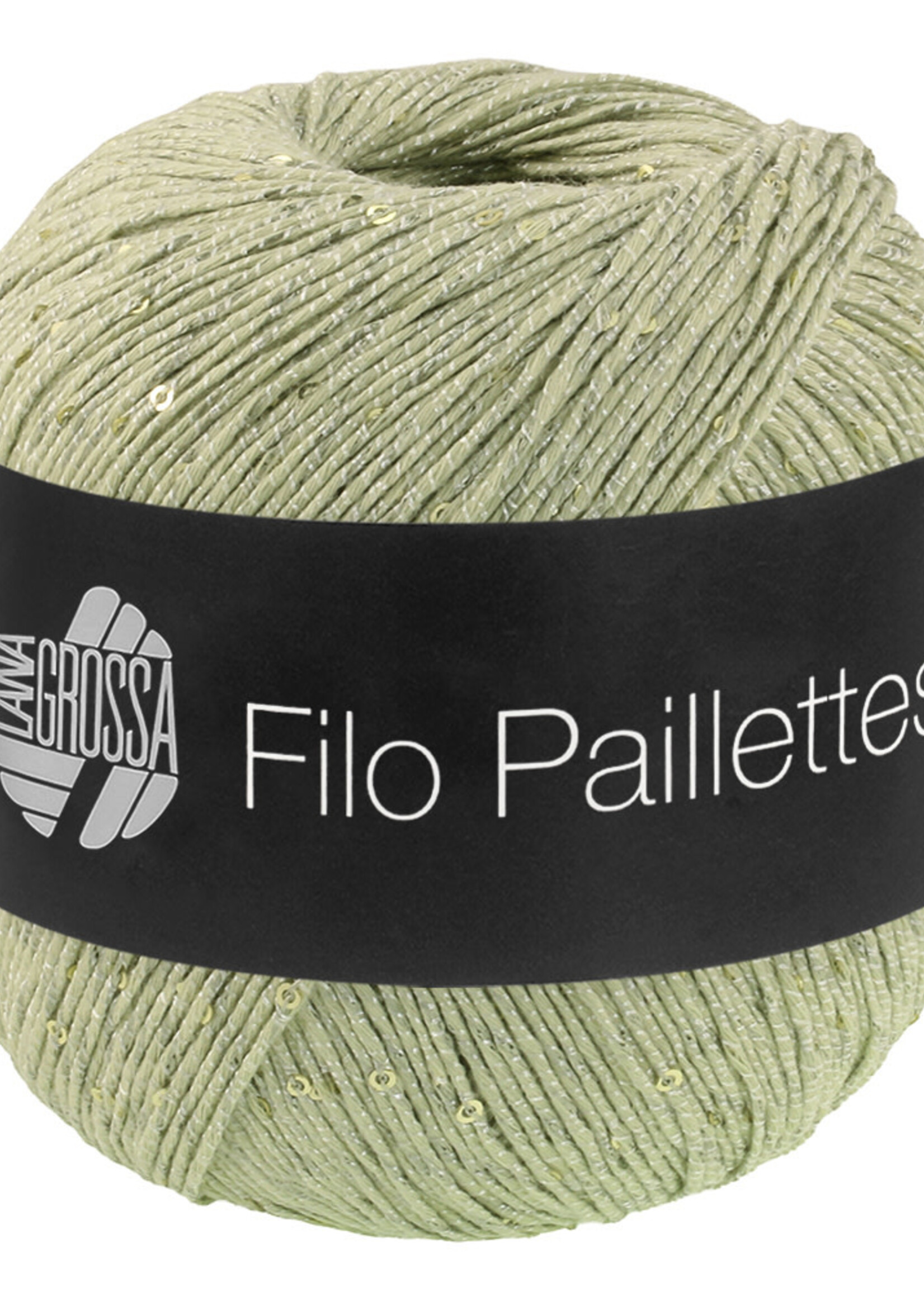 Lana Grossa Filo paillettes -12 limoen