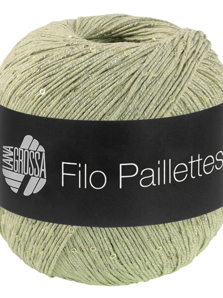 Lana Grossa Filo paillettes -12 limoen