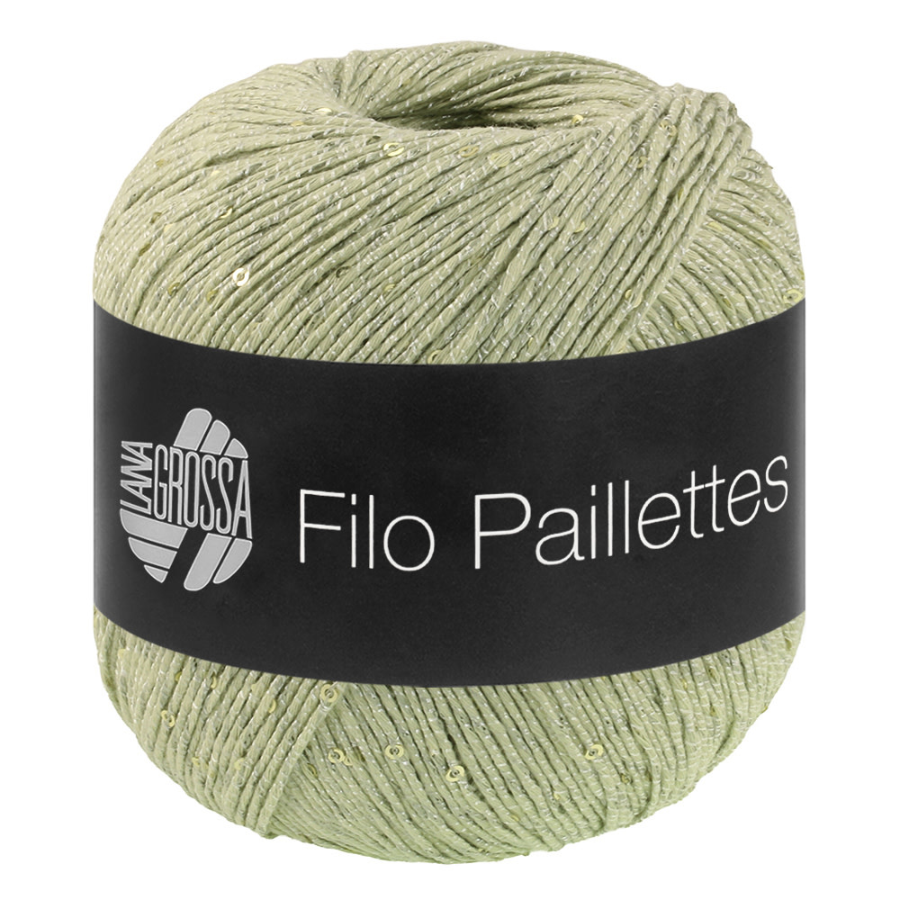 Lana Grossa Filo paillettes -12 limoen
