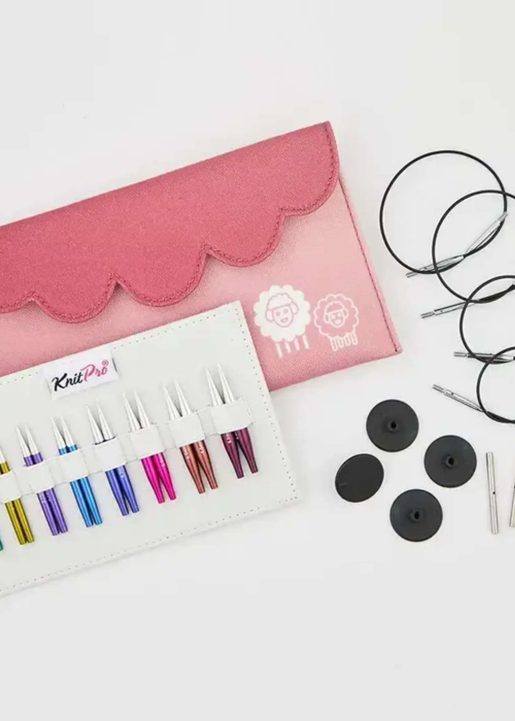 KnitPro Zing verw. breip. set 5cm 3-6mm Mini