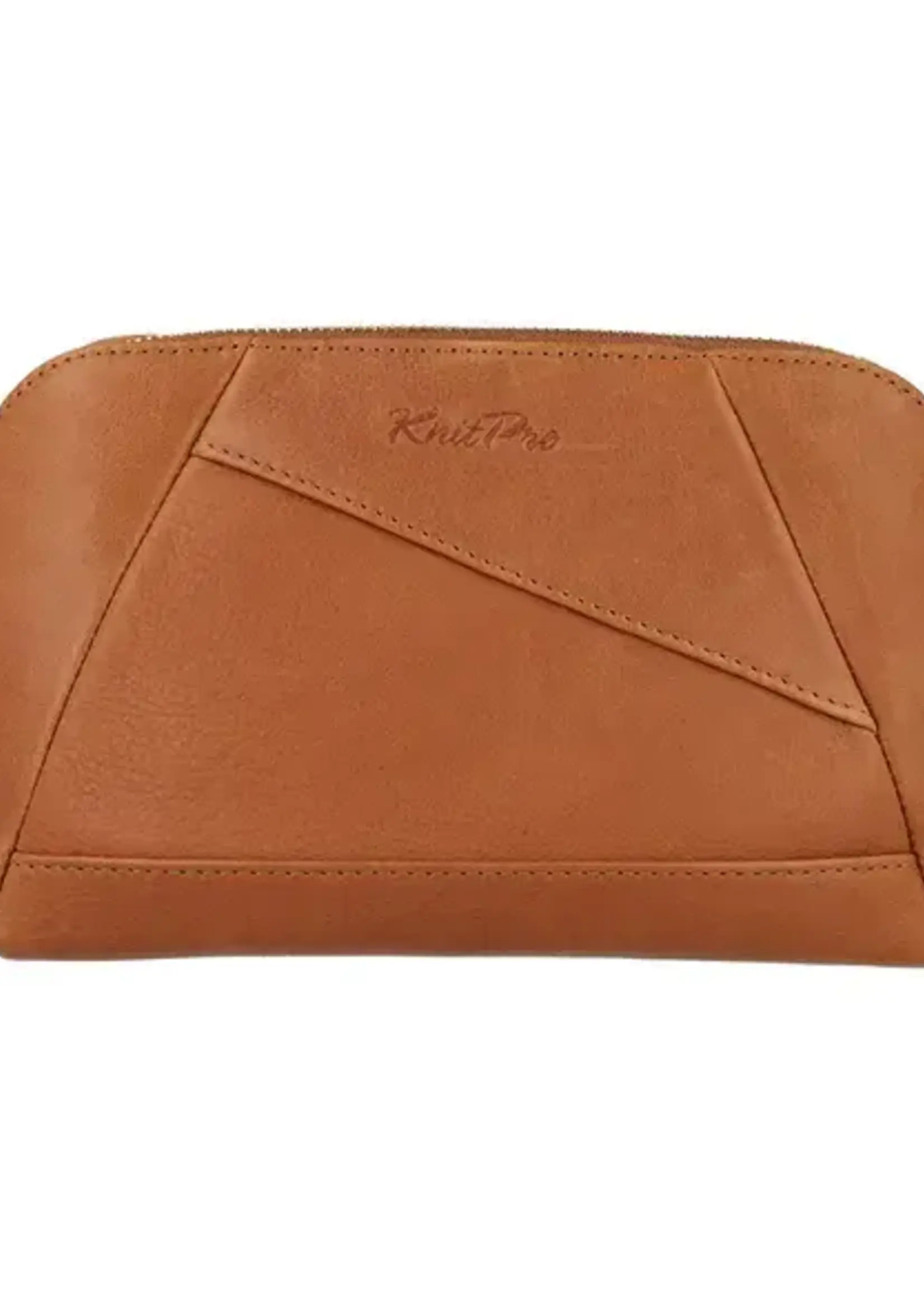 KnitPro Eden Projecttas leer bruin