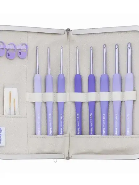 Tulip Tulip Etimo Murasaki haaknaalden set softgrip