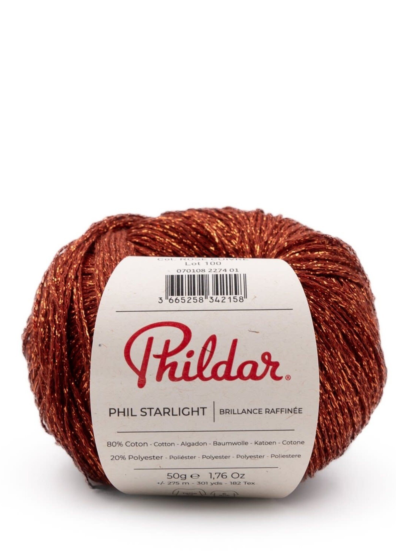 Phildar Phil Starlight -Phildar -acajou