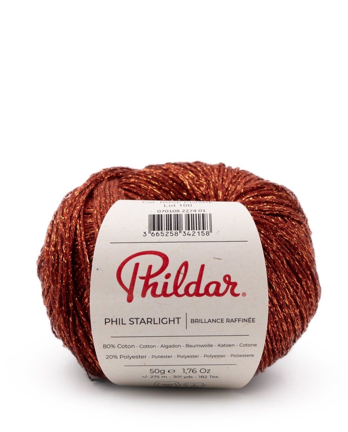 Phildar Phil Starlight -acajou