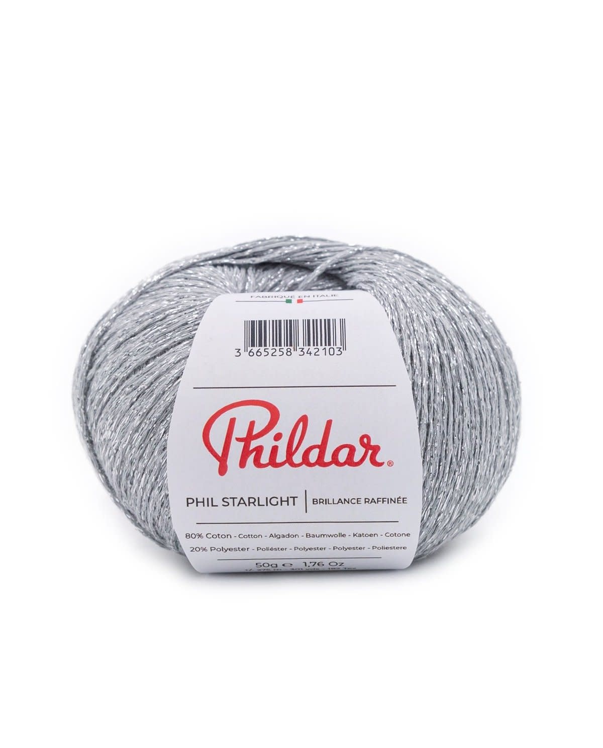 Phildar Phil Starlight -argent