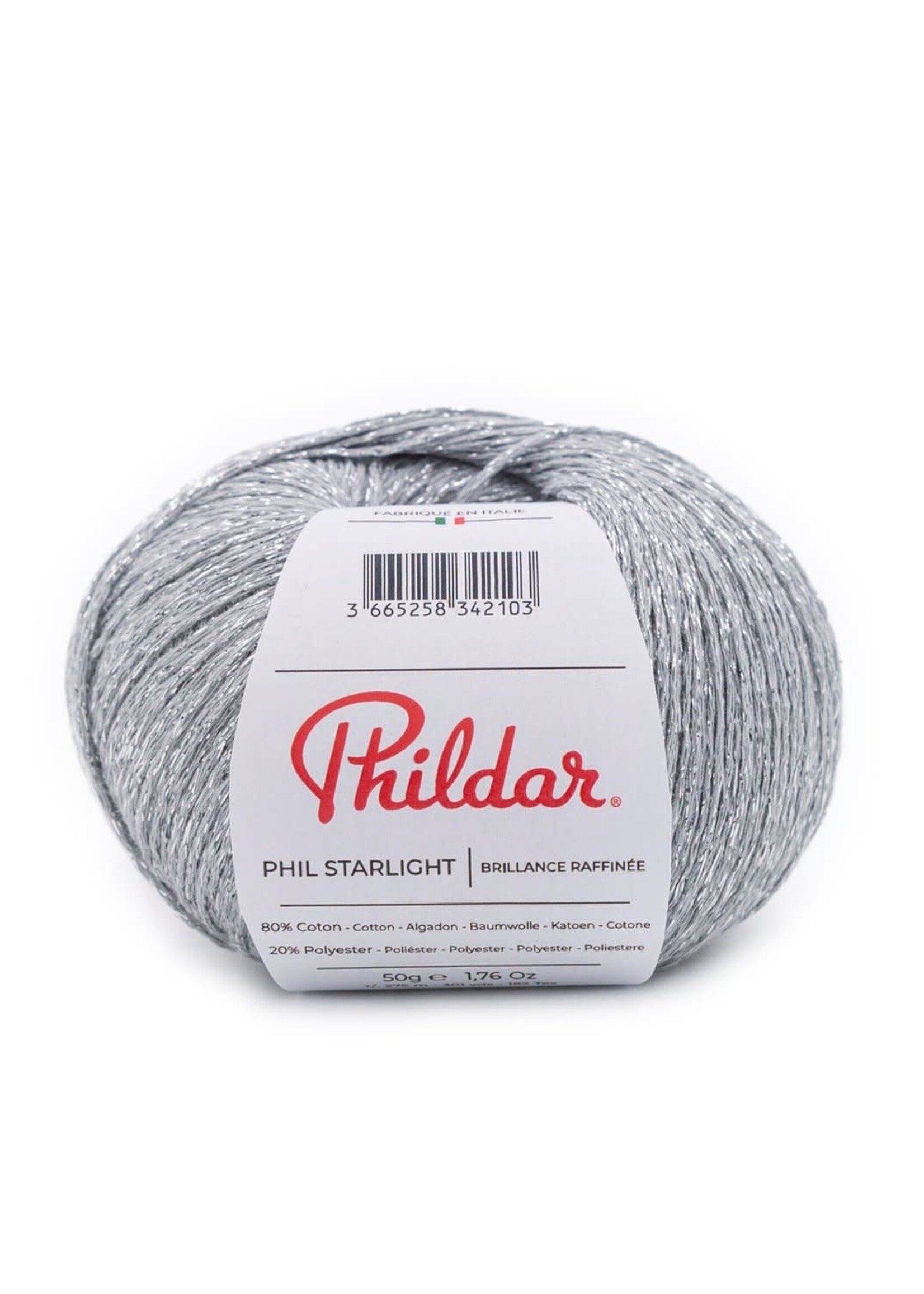 Phildar Phil Starlight -Phildar -argent