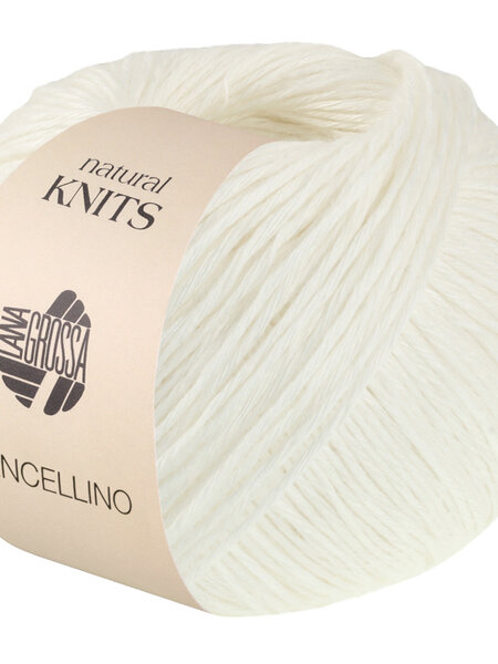 Lana Grossa Tencellino -001 wit