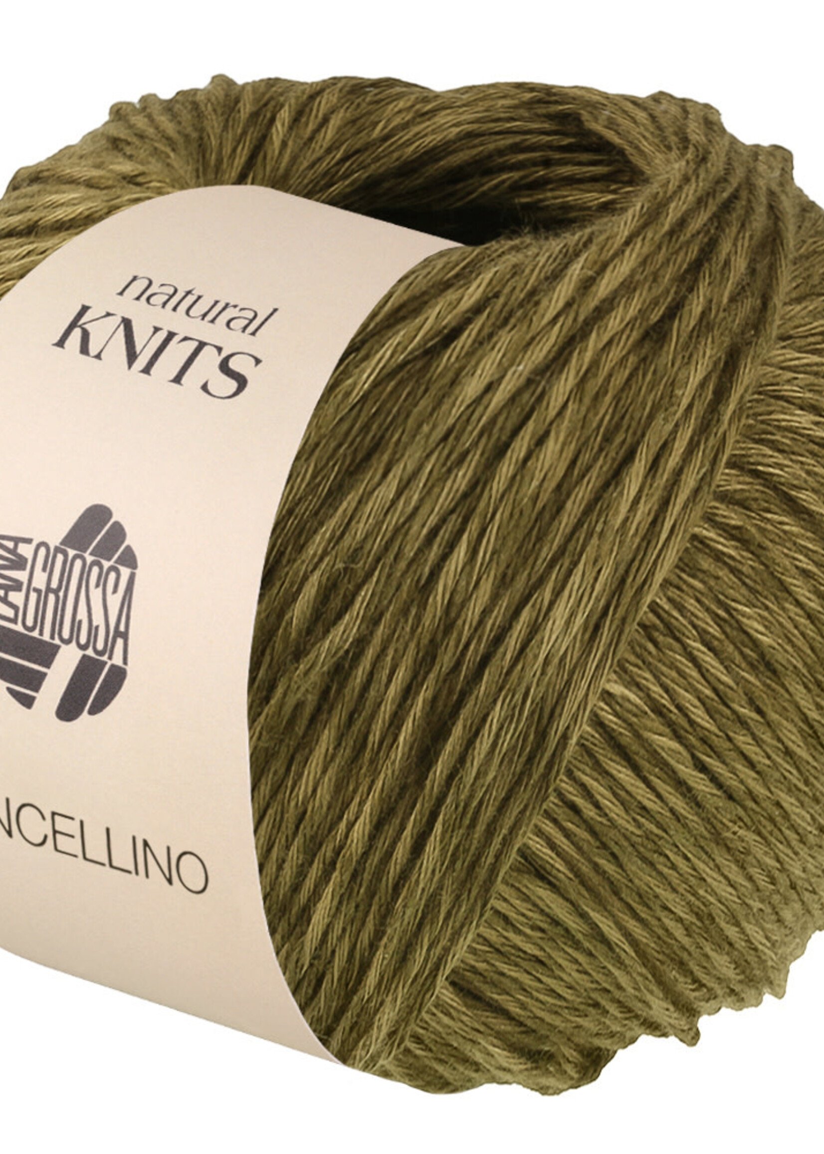 Lana Grossa Tencellino - Lana Grossa -007 donker olijf