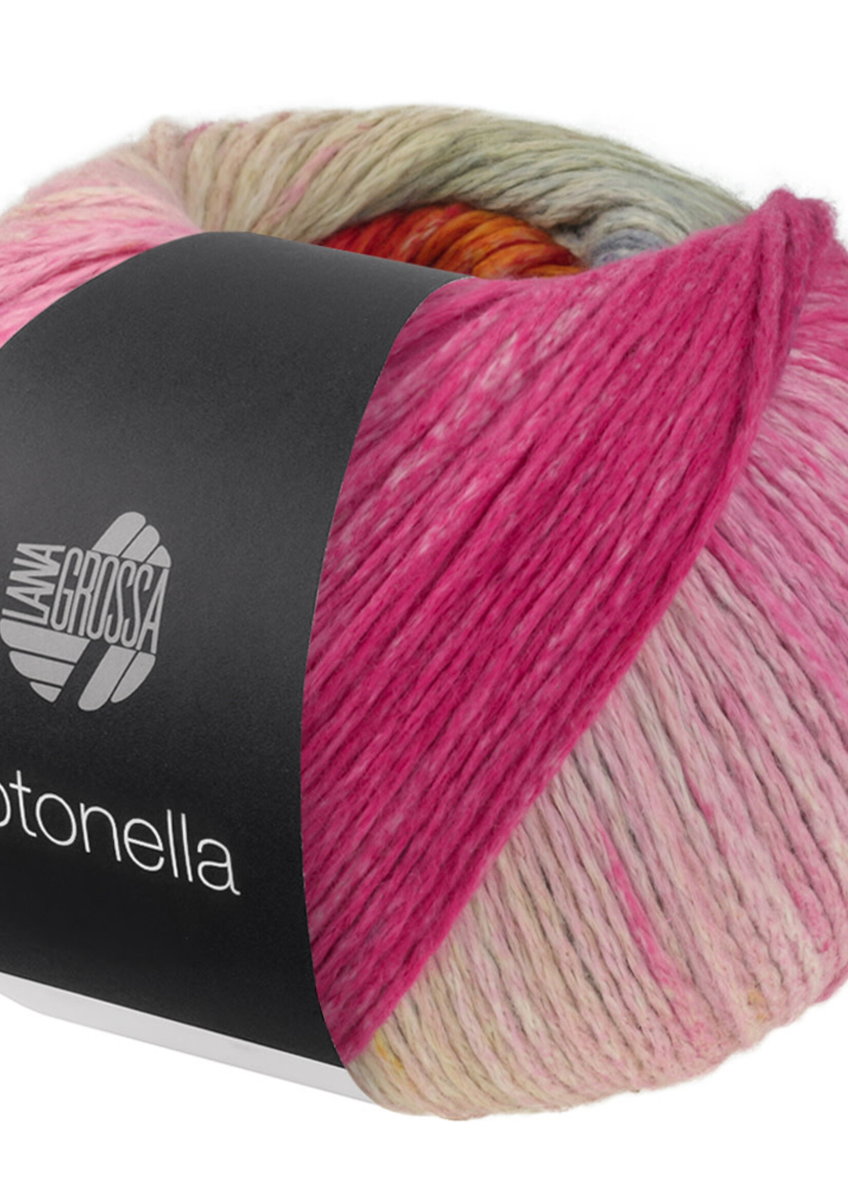 Lana Grossa Cotonella - 19 Kameel/Roze/Fuchsia/Roodviolet/Grijs/Lila/ Geeloranje/Rood/Geel