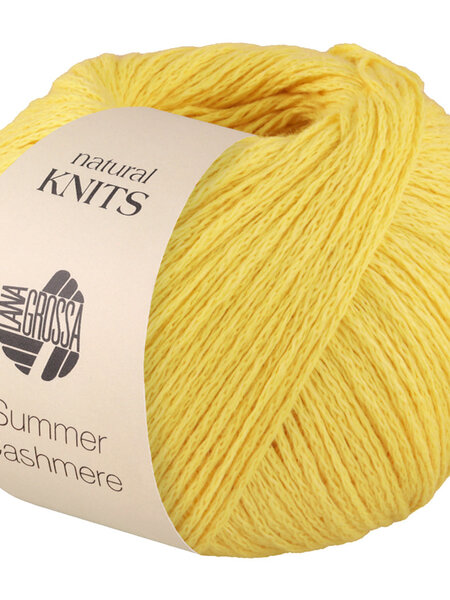 Lana Grossa Summer Cashmere -17 citrusgeel