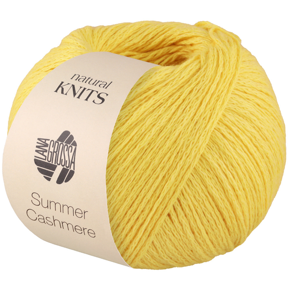 Lana Grossa Summer Cashmere -17 citrusgeel