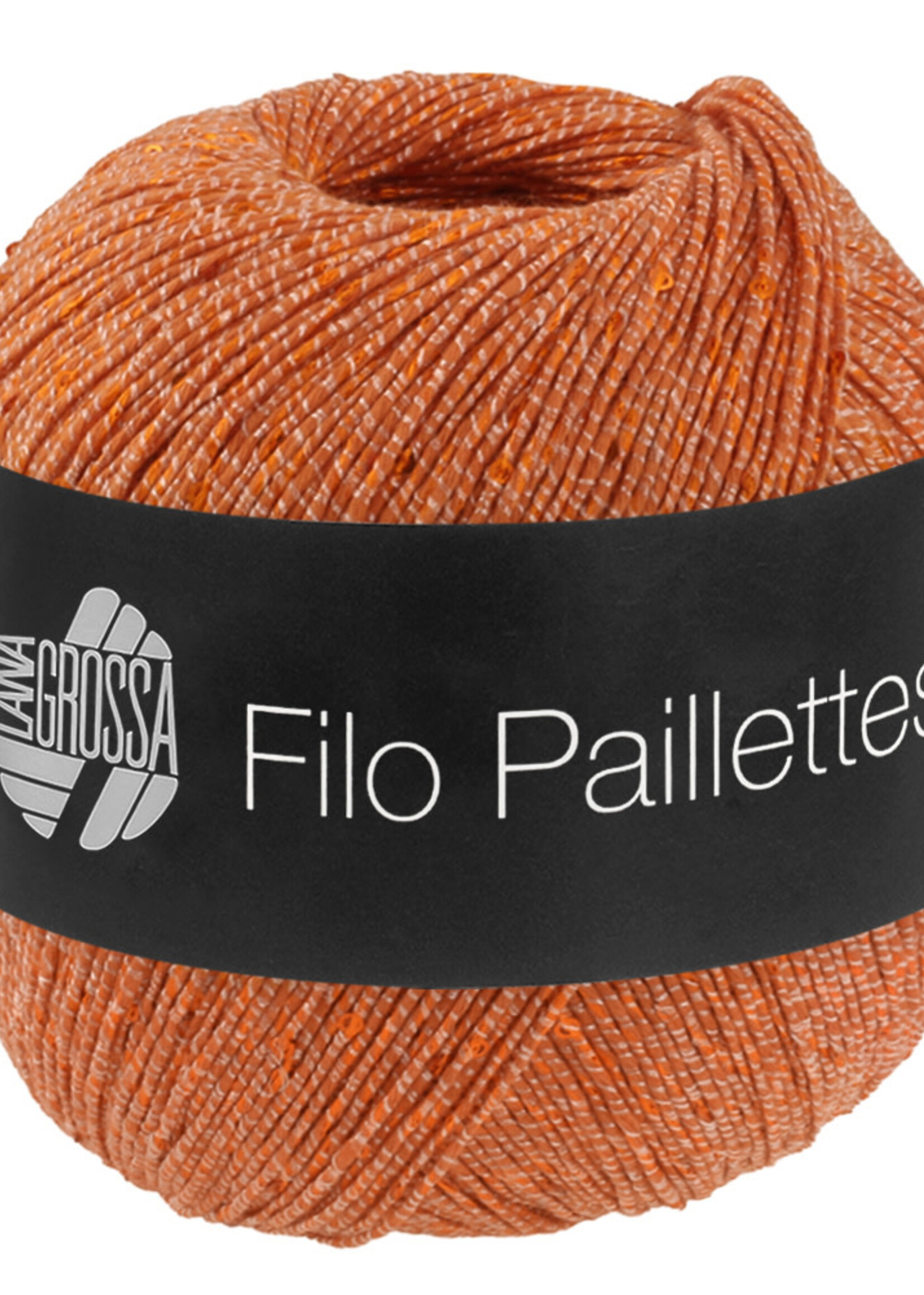Lana Grossa Filo paillettes -05 oranje