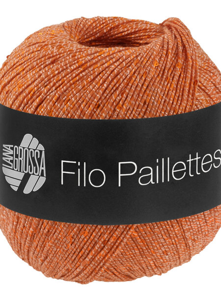 Lana Grossa Filo paillettes -05 oranje