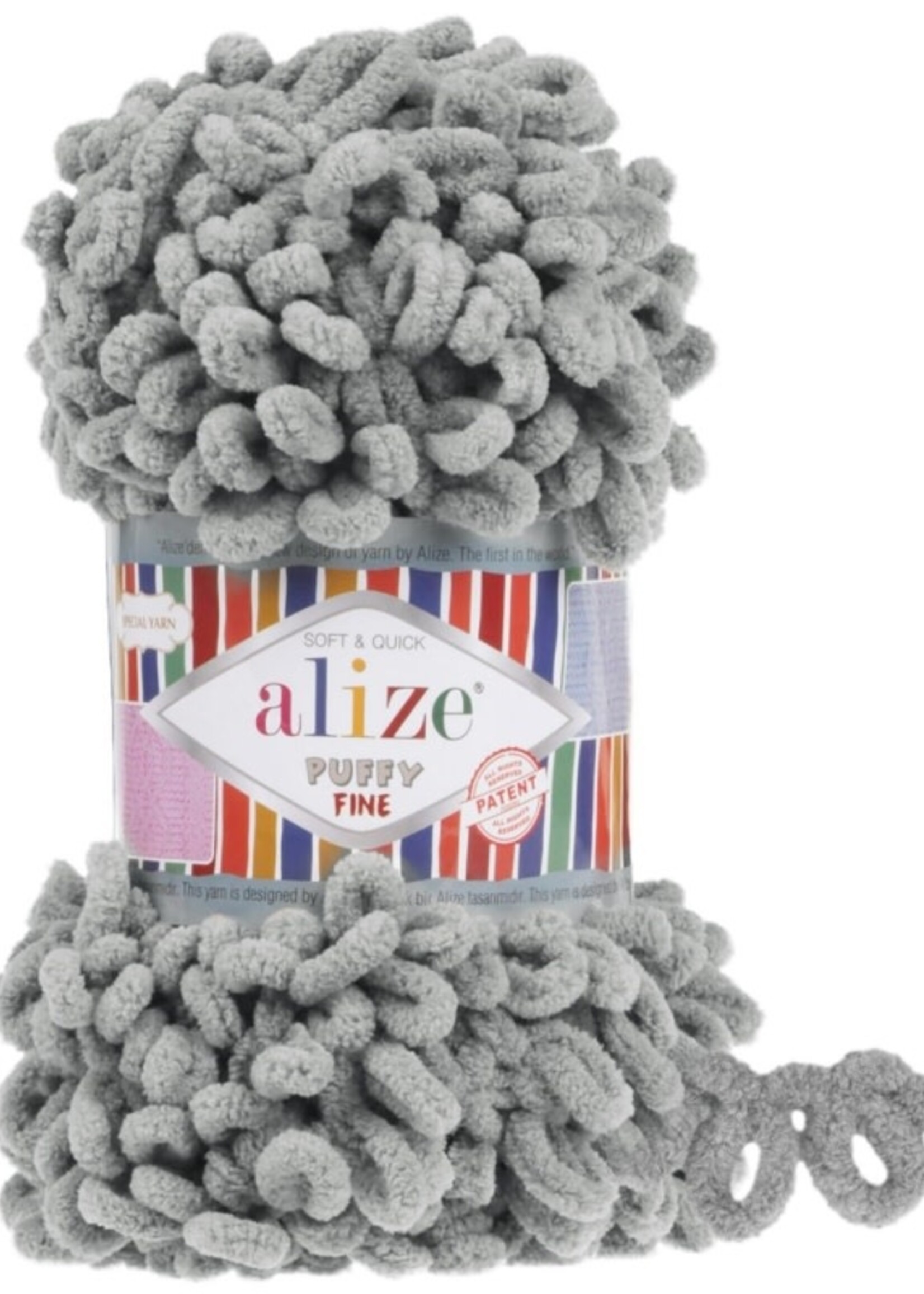 Puffy Fine - Alize - 302 Light Grey