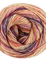 Lana Grossa Gomitolo California -Lana Grossa -3045 Perzik/Roest/Pruim/Roze/Lila/Rookblauw