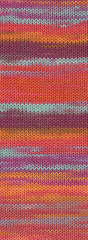 Lana Grossa Gomitolo Alga -Lana Grossa -2021 Rood/Oranje/Fuchsia/Munt/Bramen/Grijs