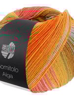Lana Grossa Gomitolo Alga -Lana Grossa -2022 Geelgroen/Geel/Rotoranje/Zalm/Wit/Turkoois/Oker/Zachtgroen/Roze