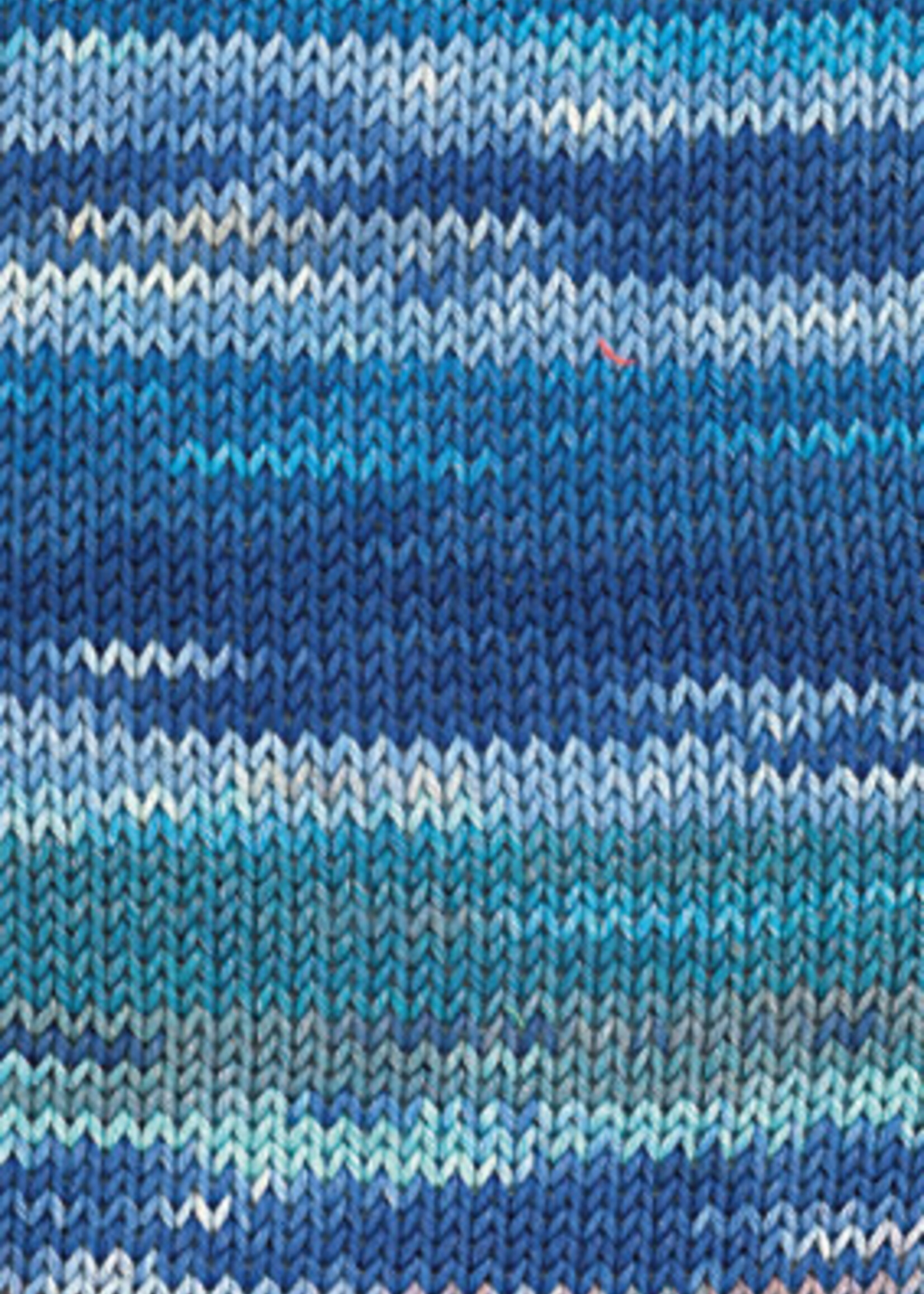 Lana Grossa Gomitolo Alga -Lana Grossa -2024 Wit/licht-/donker-/ijsblauw/grijs/turkoois/benzine/oudroze