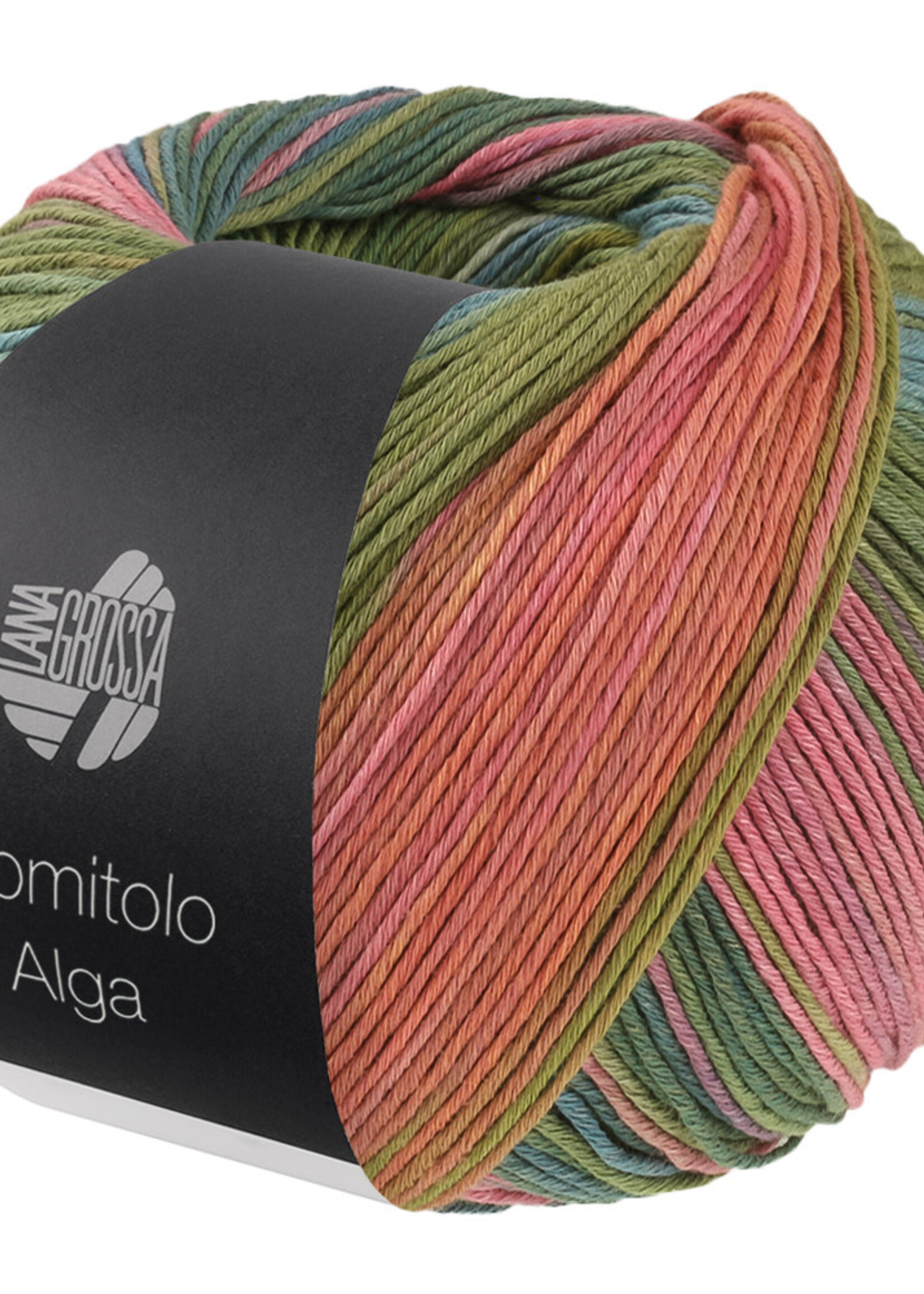 Lana Grossa Gomitolo Alga -Lana Grossa -2025 Wit/lichtblauw/blauw/licht-/donkergroen/roze/pruim/turkoois/zalm/petrol
