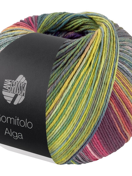 Lana Grossa Gomitolo Alga -2026 Fuchsia/Paars/Pistache/Petrol/Grijsgroen/Lila/ Grafietgrijs/Lentegroen