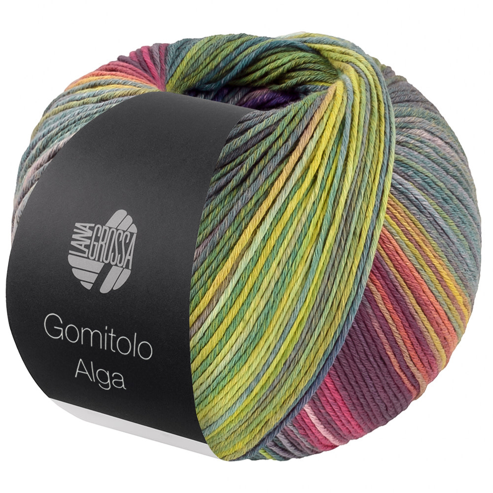 Lana Grossa Gomitolo Alga -Lana Grossa -2026 Fuchsia/Paars/Pistache/Petrol/Grijsgroen/Lila/ Grafietgrijs/Lentegroen