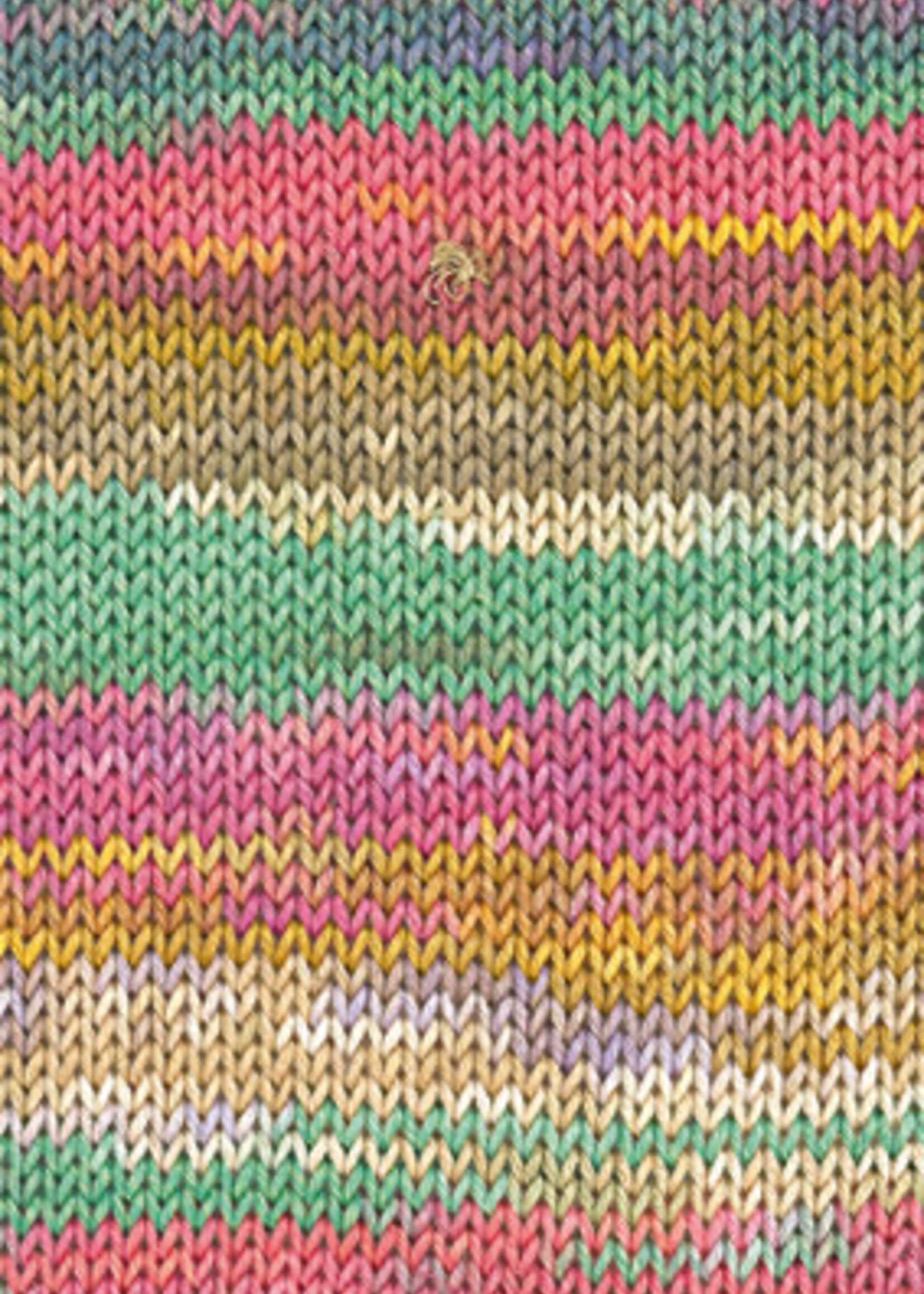 Lana Grossa Gomitolo Alga -Lana Grossa -2028 Mosterdgeel/roze/fuchsia/jade/wit/geel/petrol/framboos/lichtpaars/naturel