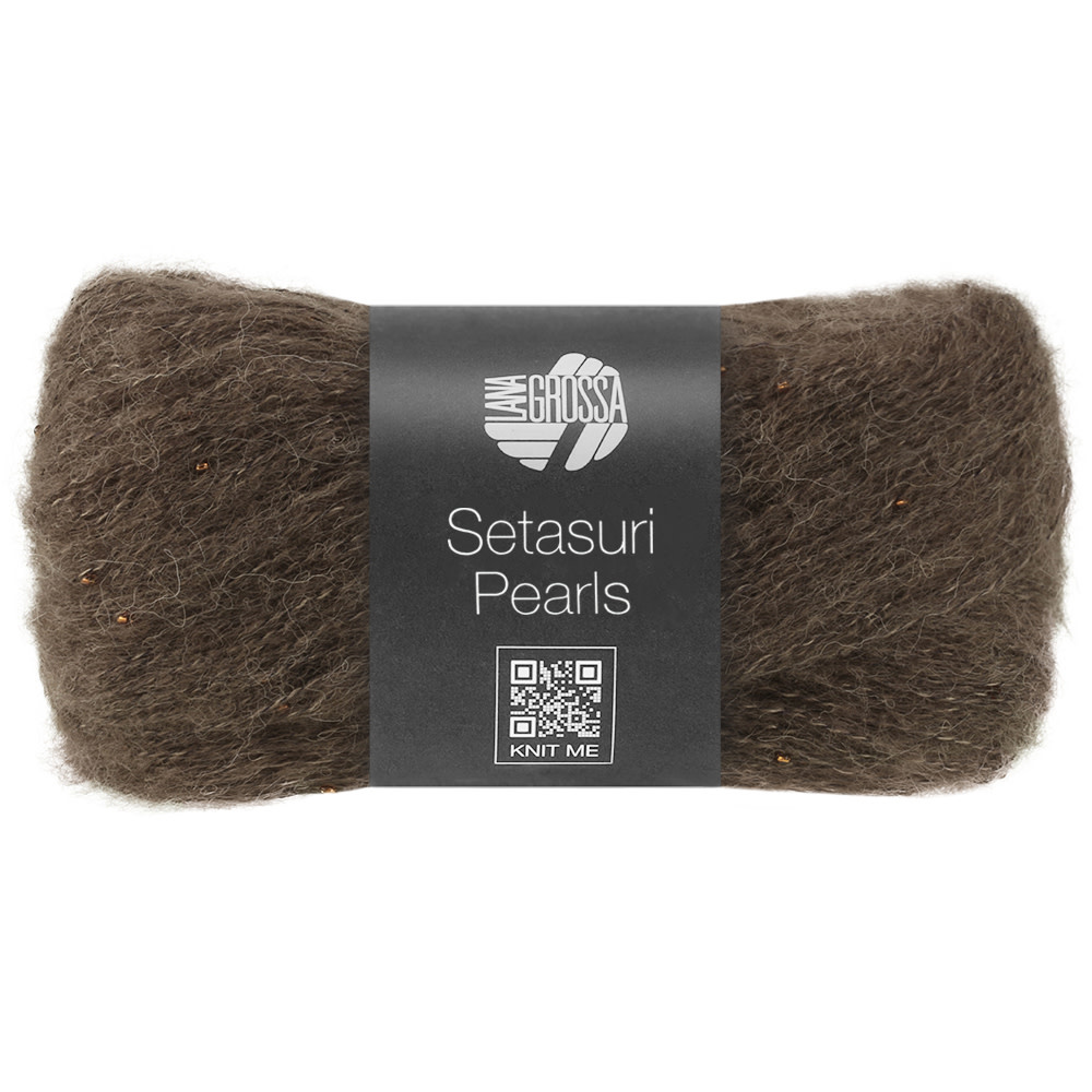 Lana Grossa Setasuri Pearls -215 Grijsbruin
