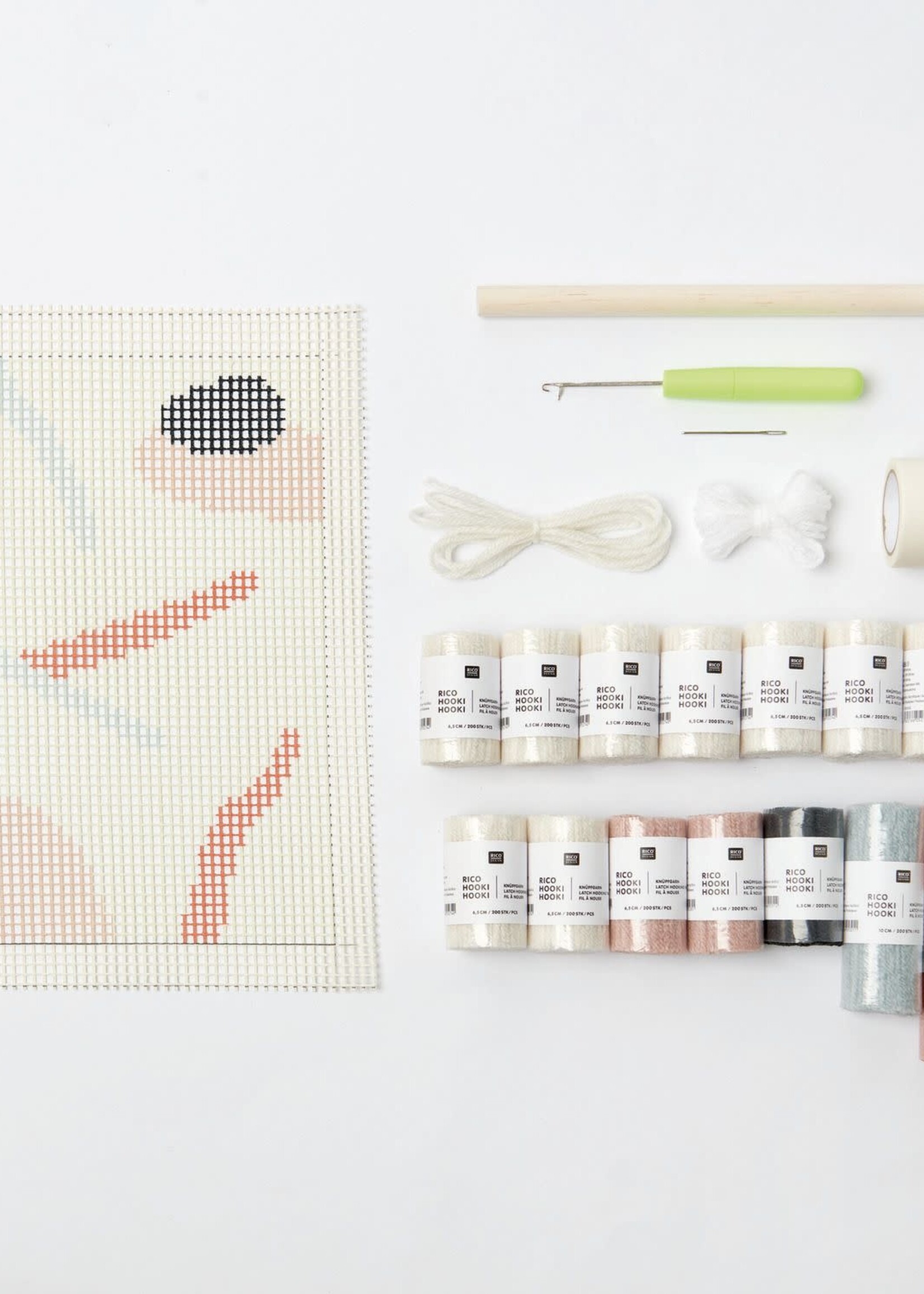 Rico Hooki Hooki Knoopset Wandhangstenen