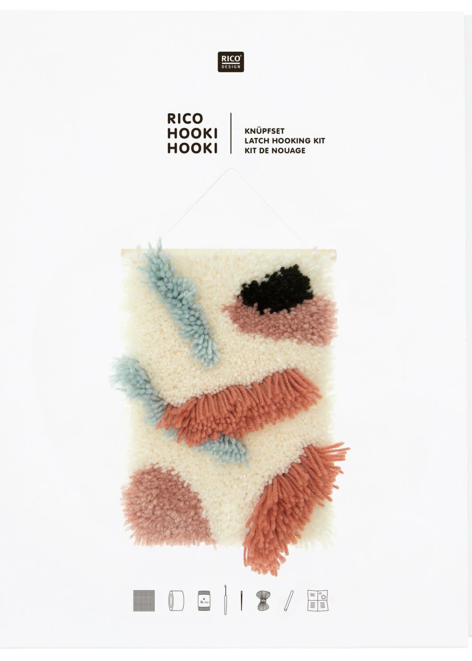 Rico Hooki Hooki Knoopset Wandhangstenen