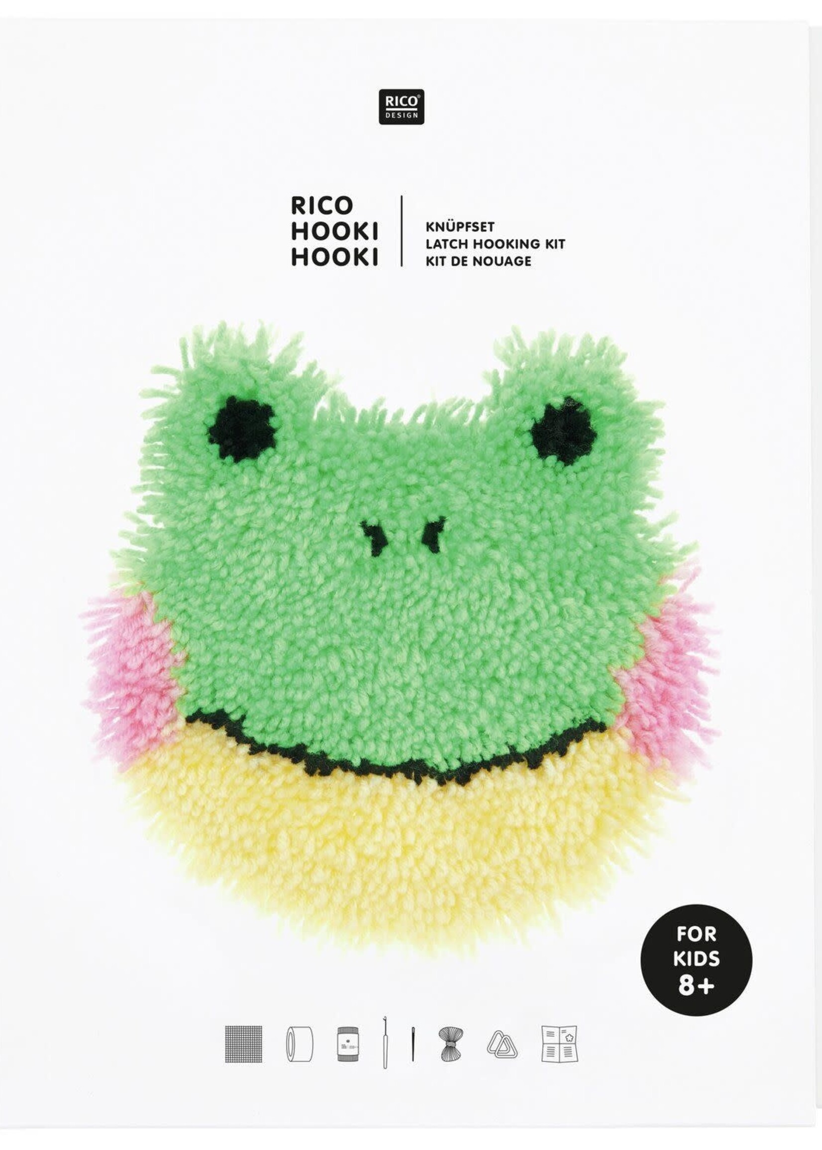 Hooki Hooki knoopset muurhanger kikker