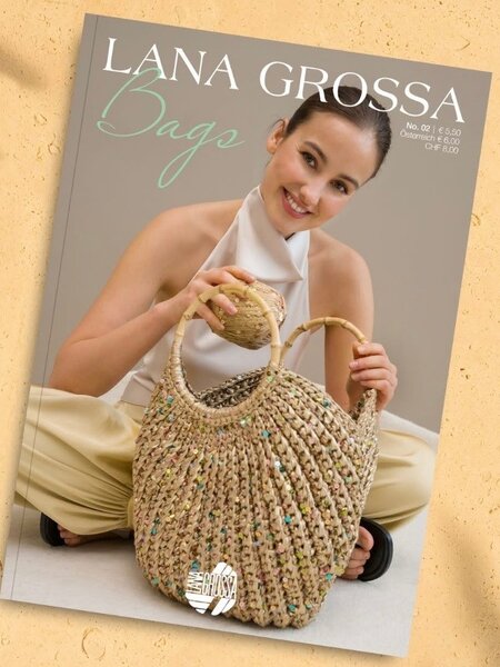 Lana Grossa Bags No. 2 - Tijdschrift (DE) + Beschrijvingen (NL)
