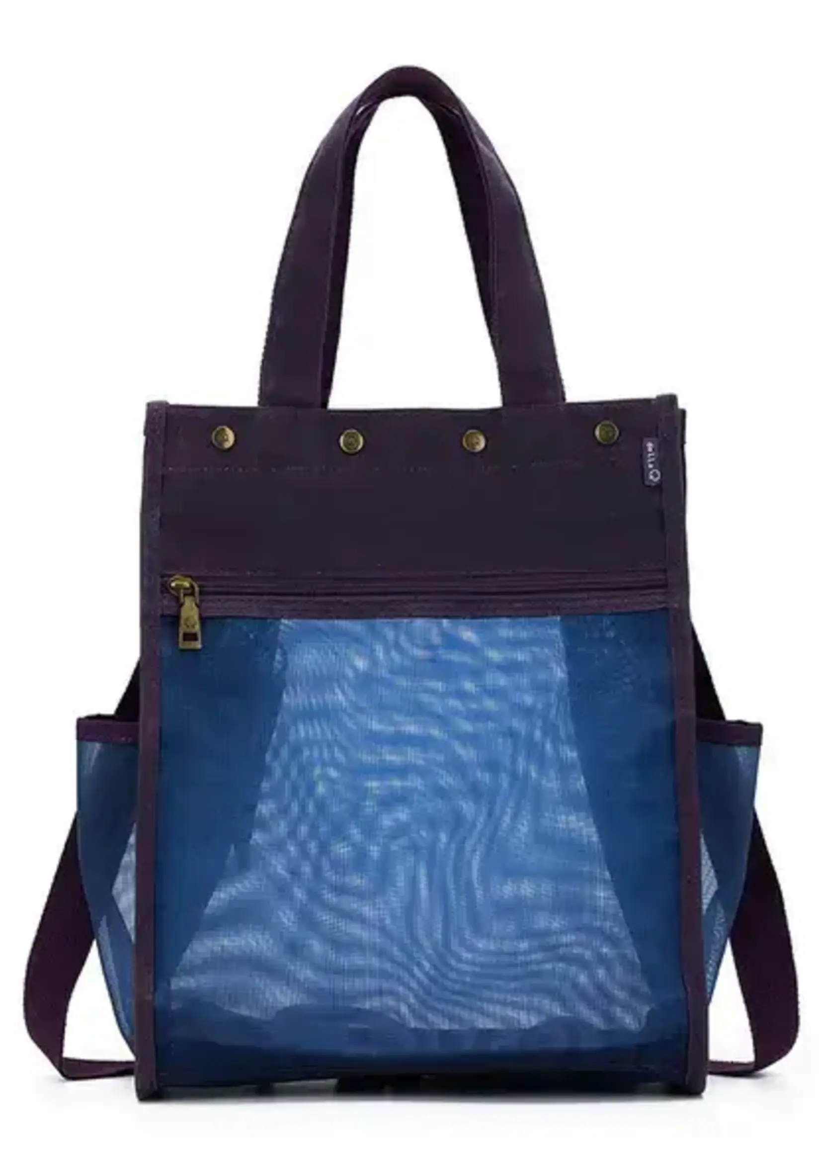 Della Q Della Q Makers Tall Mesh Tote handtas 35x27x15cm paars