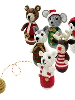 Kerstkegelspel - haakpatroon