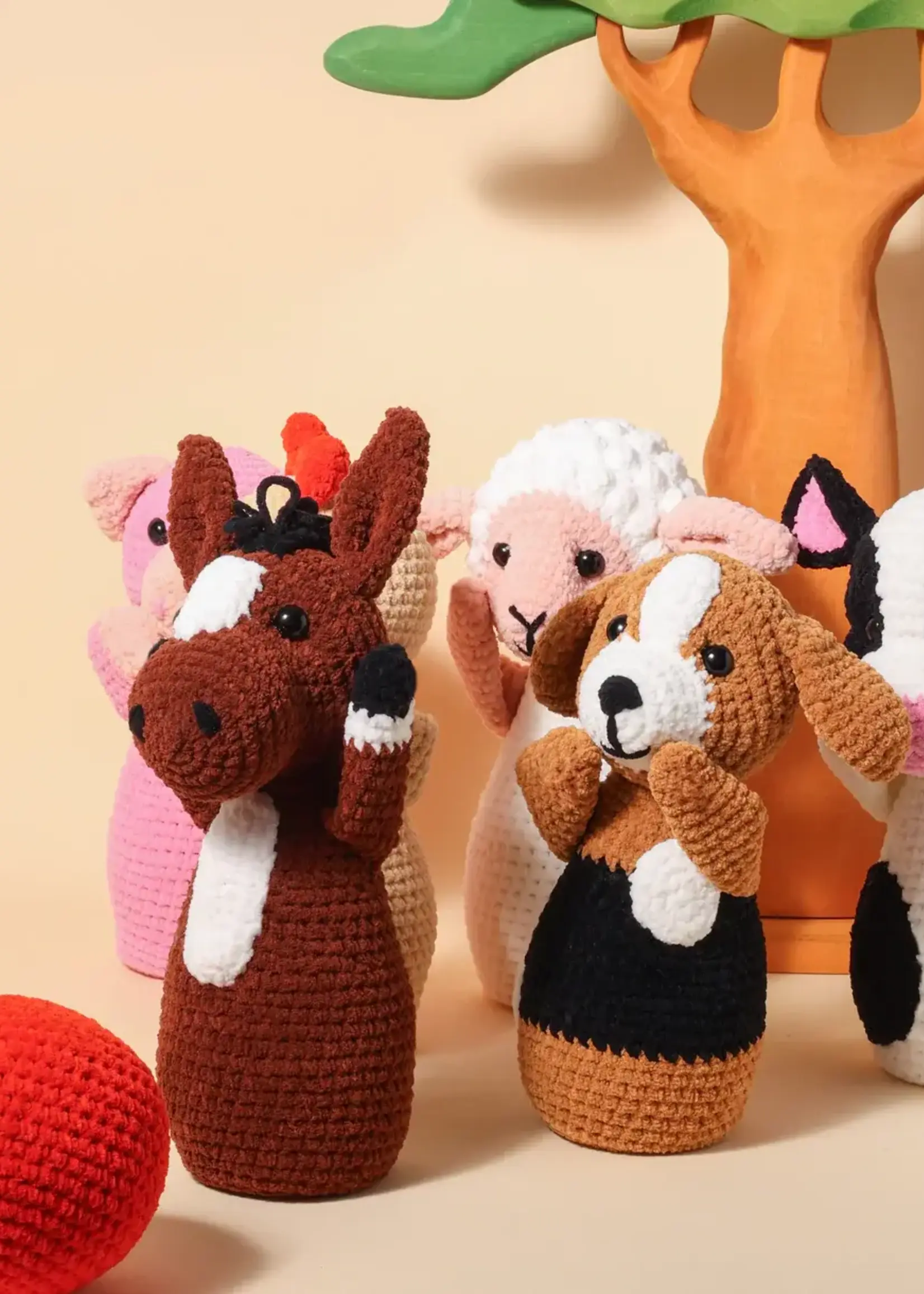 Boerderijkegelspel - haakpatroon