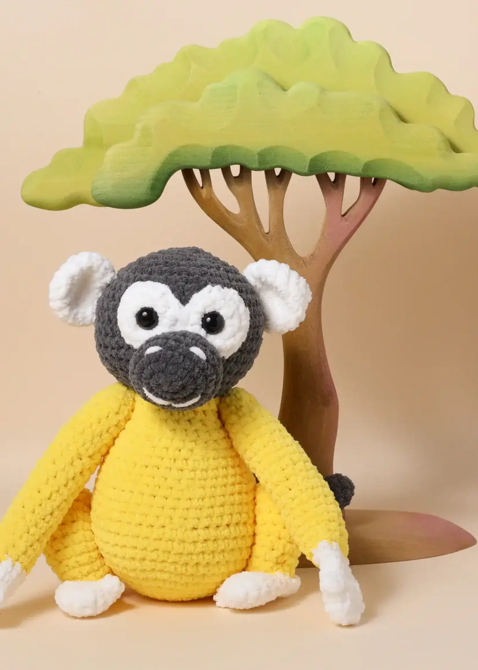 Doodshoofdaapje Demi - haakpatroon