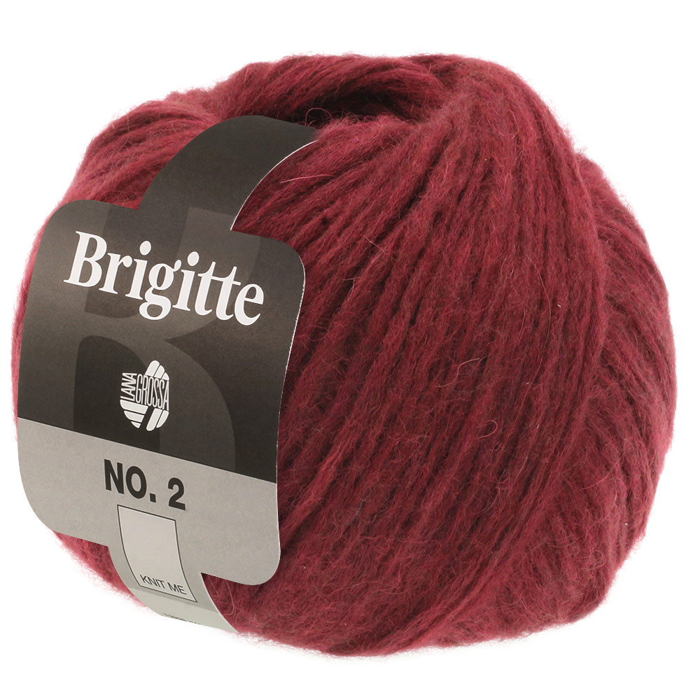 Lana Grossa Brigitte no2 -33 bordeaux