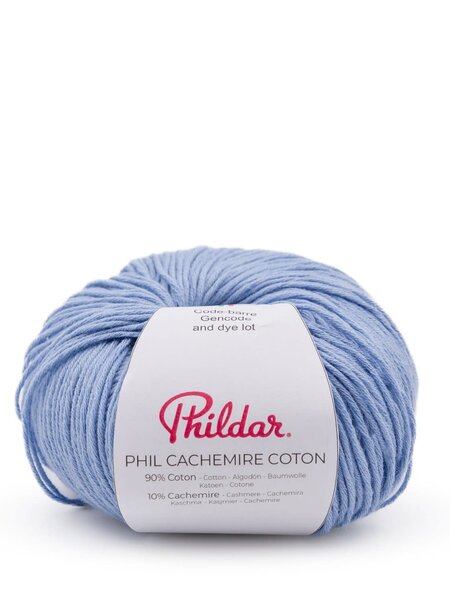 Phildar Cachemire Coton -bleuet