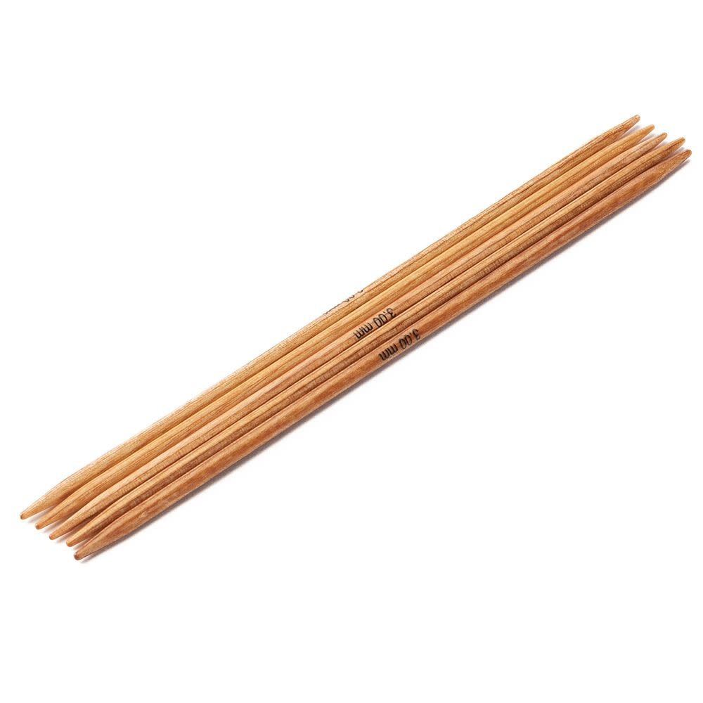 kousennaalden hout/beuk 5 naalden 15cm - 3mm