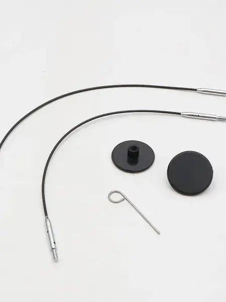 KnitPro KnitPro Mini kabel set 27 en 30cm zwart