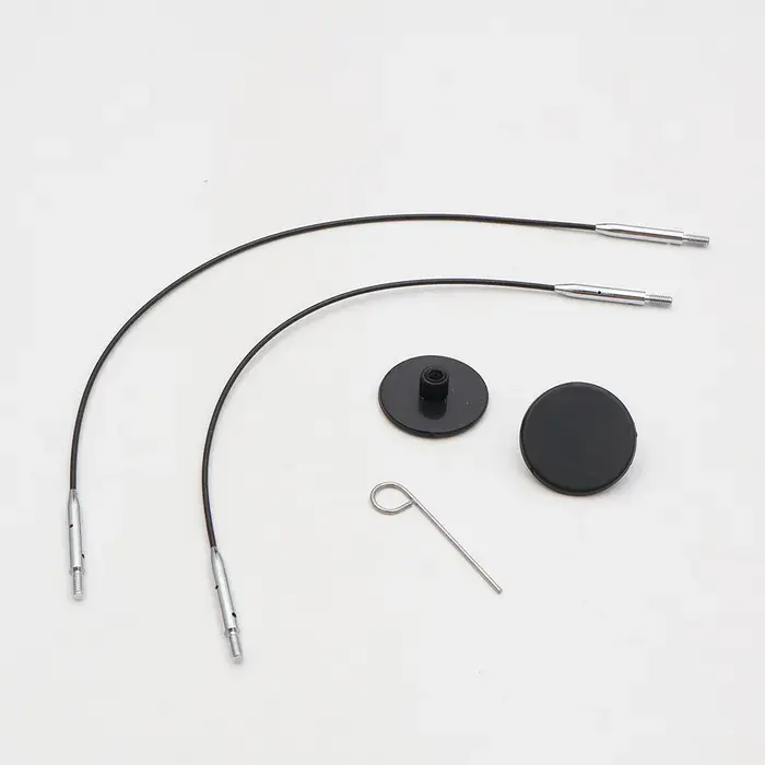 KnitPro KnitPro Mini kabel set 27 en 30cm zwart