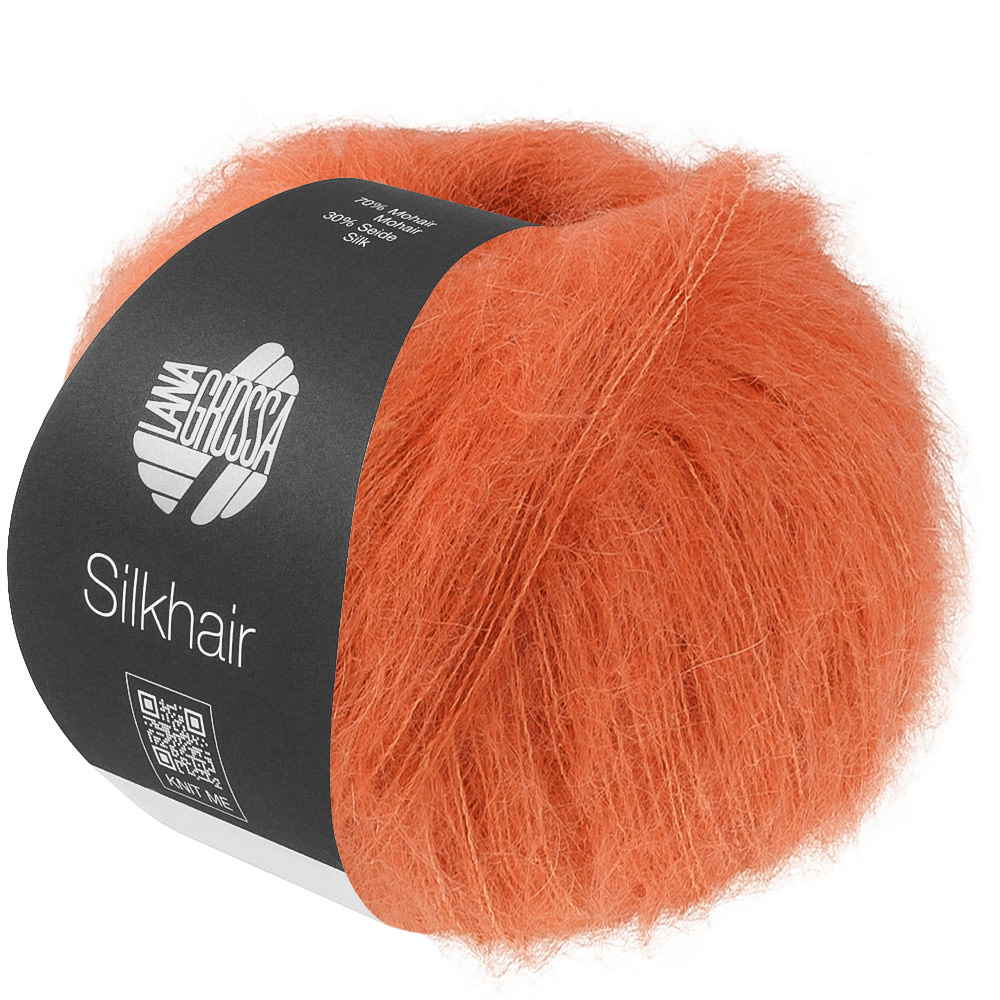 Lana Grossa Silkhair - Lana Grossa -228 zalm-sinaasappel